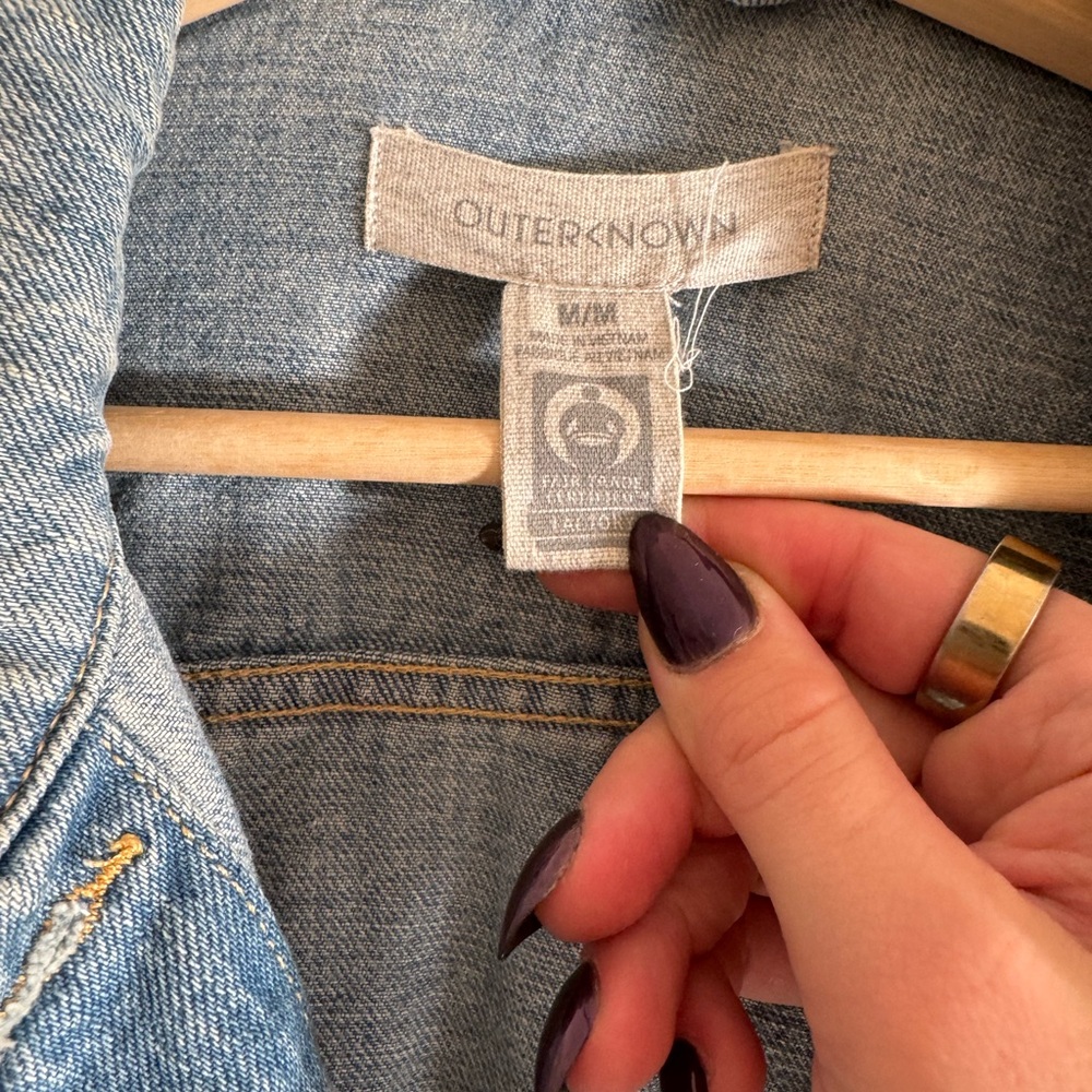 Outerknown Light Blue Jean Jacket - image 2